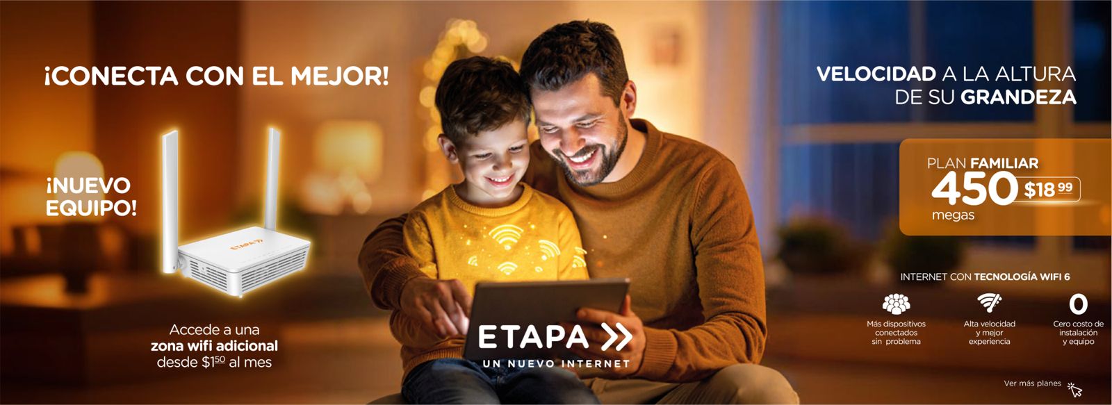 Banner internet conecta con el mejor