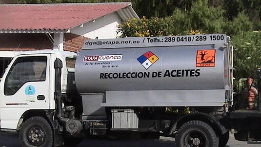 etapa transporte aceites usados